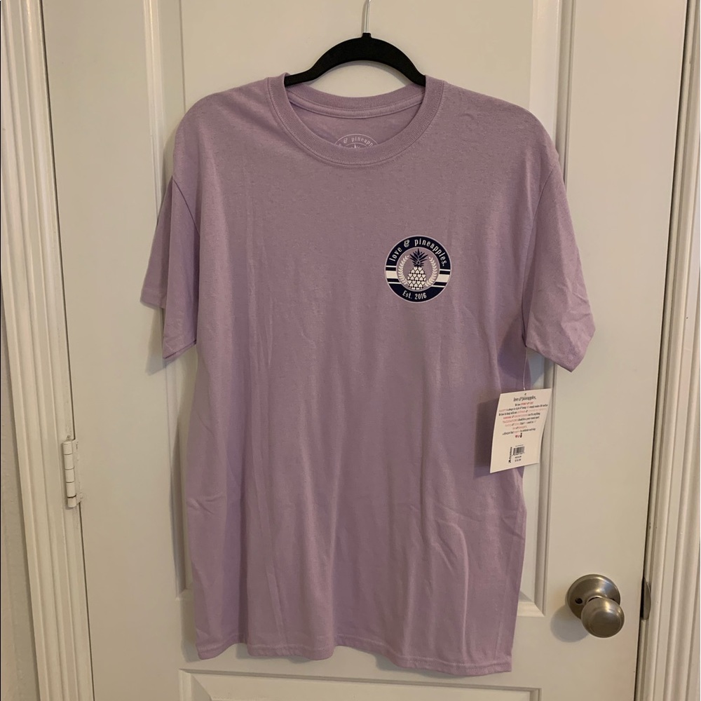 Love and Pineapples Purple Tee